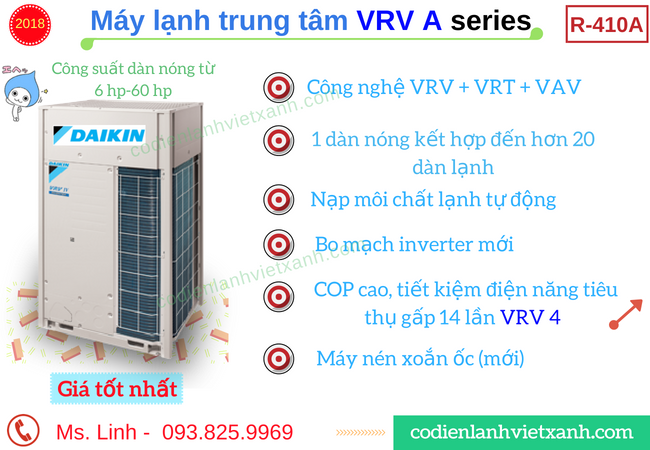 Máy lạnh trung tâm - Cơ Điện Lạnh Việt Xanh - Công Ty TNHH Cơ Điện Lạnh Việt Xanh